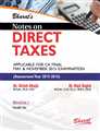 Notes on DIRECT TAXES (Set of 13 modules)